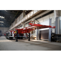 Усиленный полуприцеп контейнеровоз Grunwald Gr-VCSt Heavy Duty 1250, BPW, Kormoran