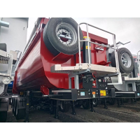 Полуприцеп самосвал Grunwald Gr-TSt 34 куба, BPW 3x9, 1350, Michelin HD, ПО, HYVA