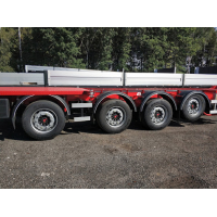 Полуприцеп контейнеровоз Grunwald Gr-VCSt 4 axle с разнесенными осями 1+2+1
