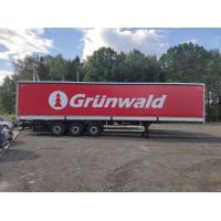 Полуприцеп штора-борт Grunwald ССУ=1250 мм
