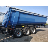 Полуприцеп самосвальный Грюнвальд Gr-TSt 34 куба, SAF 3x11, 1220, Michelin HD, ПО, Binotto