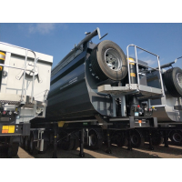 Полуприцеп самосвальный Грюнвальд 9453-0000010-50 38 куба, BPW 3x12, 1335, Michelin HD, 2ошиновка, HYVA