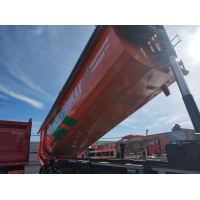 Самосвальный полуприцеп Грюнвальд TSt 27 куб, BPW 3x9, 1220, Michelin