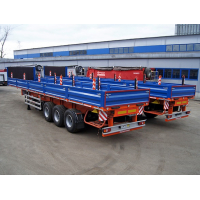 Полуприцеп бортовой Грюнвальд OSSt NORD ССУ=1480